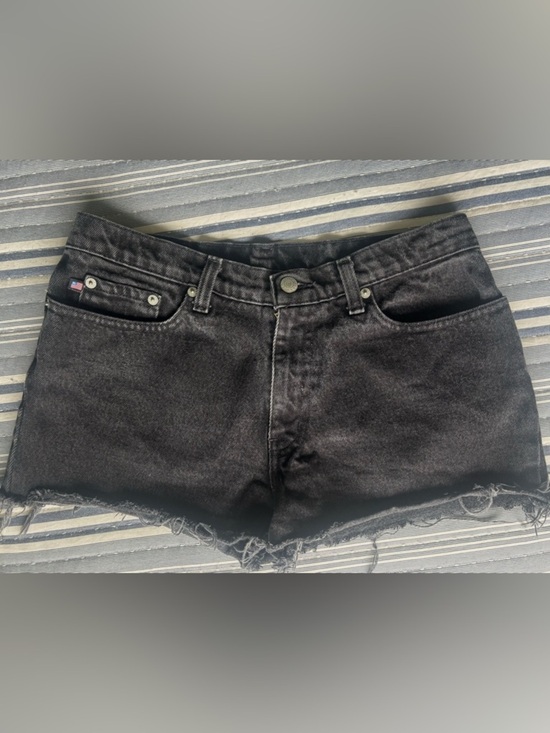 Polo Ralph Lauren Pants - Vintage Polo Jean Co Ralph Lauren Black Jean Shorts Size: 10